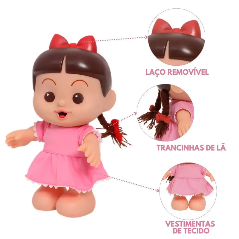 Boneca Rosinha Iti Malia Turma Mônica Feminino Meninas infantil Baby Blink Megalomania