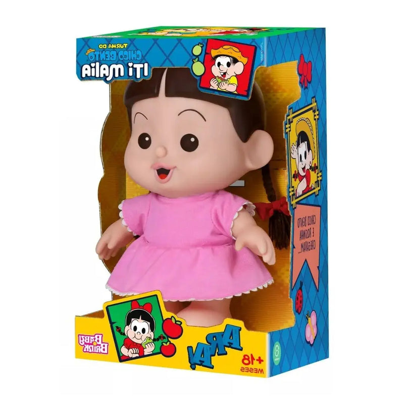 Boneca Rosinha Iti Malia Turma Mônica Feminino Meninas infantil Baby Blink Megalomania