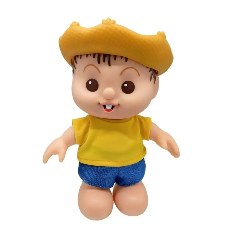 Boneco Chico Bento Brinquedo Iti Malia Vinil Menino Infantil Turma da Mônica Baby Blink Megalomania