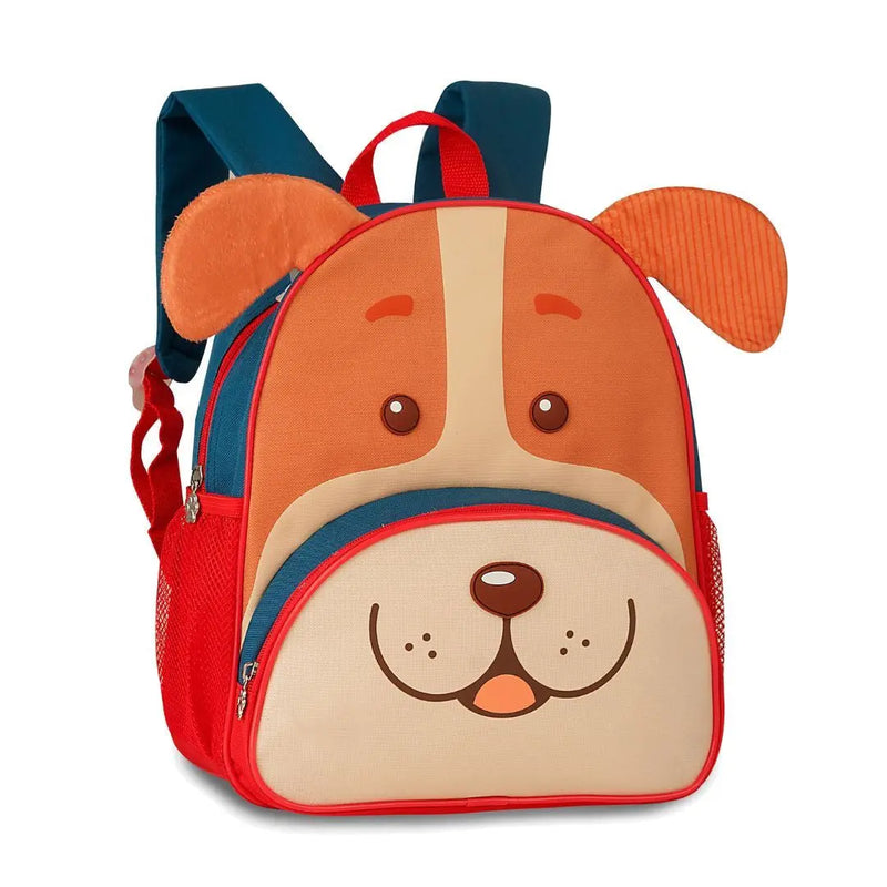Kit Mochila de Costas Cachorrinho Laranja Lancheira Térmica Duas Alças Escolar Infantil Clio Megalomania