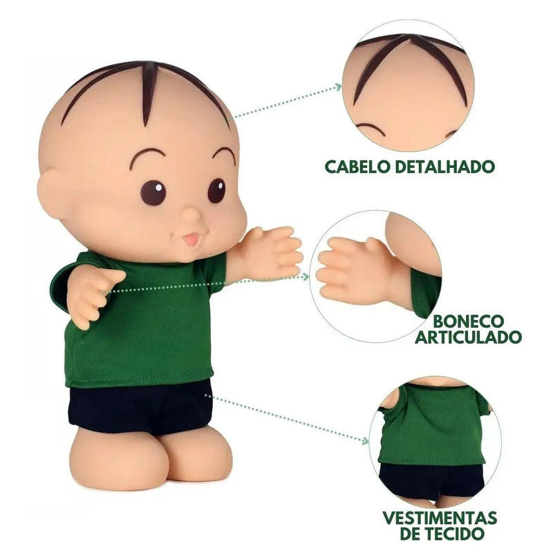 Boneco Cebolinha Iti Malia Turma Da Mônica Baby Brink 1021 Figura De Ação Baby Brink Megalomania