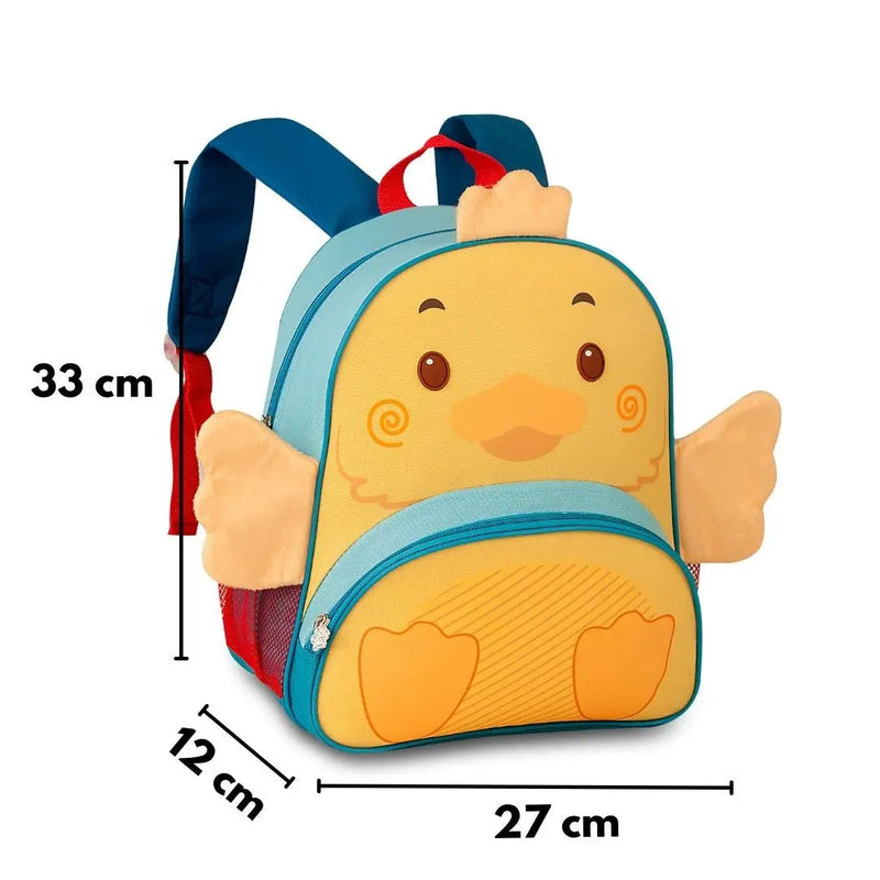 Mochila de Costas Mala Bolsa Tubarão Pinguim PIntinho Escolar Infantil Masculino Clio Megalomania