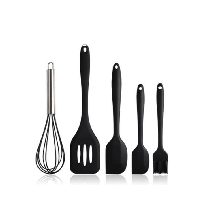 Kit de Talheres com 5PÇS Silicone Cozinha Ke Home