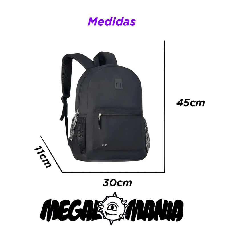 Mochila de Costas Escolar Juvenil com Bolso Frontal Oficial - Clio Megalomania