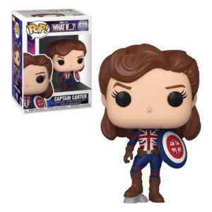 Boneco Funko Pop Captain Capitão Carter 870 What If Marvel America