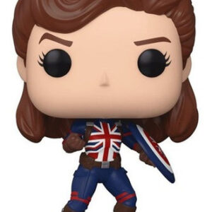 Boneco Funko Pop What If Captain Capitão Carter 875 Marvel Studio