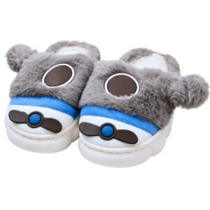 Chinelo Pantufa Infantil Grafite Colorida Inverno Quarto Criança Frio Térmica Antiderrapante Menino Comfort Peluciado Ac