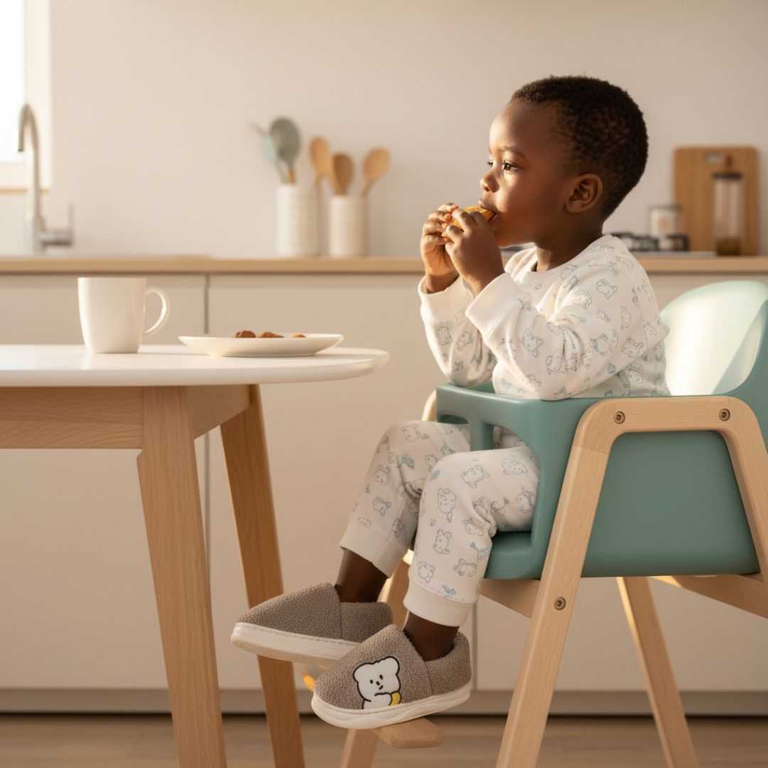 Chinelo Pantufa Infantil Colorida Marrom Inverno Quarto Criança Frio Térmica Antiderrapante Menino Comfort Peluciado Aco - Imagem 4