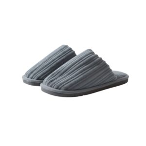 Pantufa Unissex  Cinza Peluciada Inverno Quarto Mãe Confortável Presente Comfort Antiderrapante Adulta Macia Aconchegant