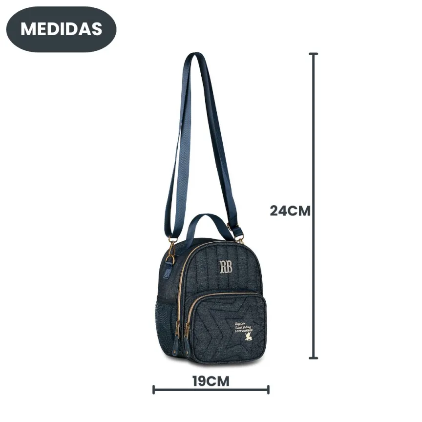 LANCHEIRA TERMICA 10" REBECCA BONBON JEANS RB27028 - Imagem 3