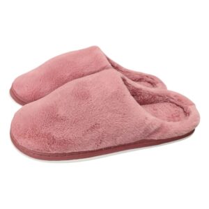 Pantufa Feminina Rosa Macia Peluciada Inverno Quarto Mãe Confortável Presente Comfort Antiderrapante Adulta Macia Aconch