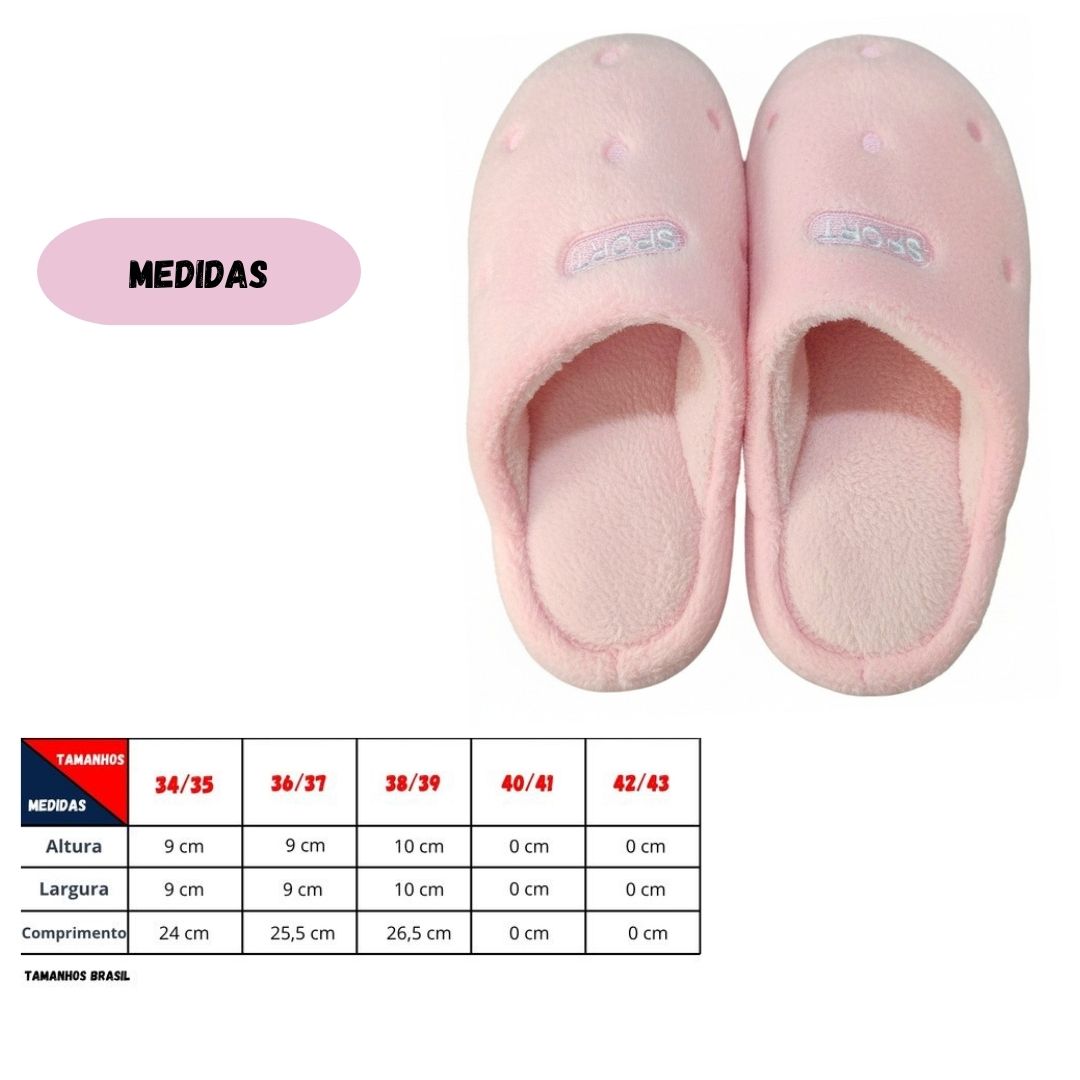 Pantufa Feminina Peluciada Inverno Quarto Mãe Confortável Presente - Imagem 4