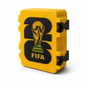 Porta 200 Figurinhas Amarelo Fifa Copa do Mundo2026 World Cup Organizador Colecionável Cards Futebol