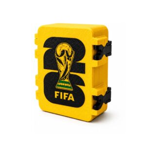 Porta 500 Figurinhas Amarelo Fifa Copa do Mundo2026 World Cup Organizador Colecionável Cards Futebol