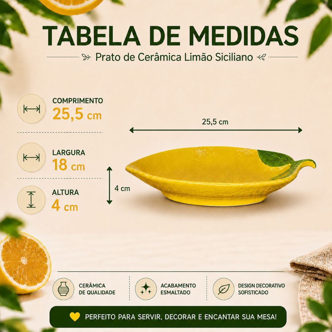 rato Formato Limão Siciliano De Cerâmica Bowl Cozinha Sobremesa Jantar Presente Família Amigos Mesa Posta Elegante Resis - Imagem 5