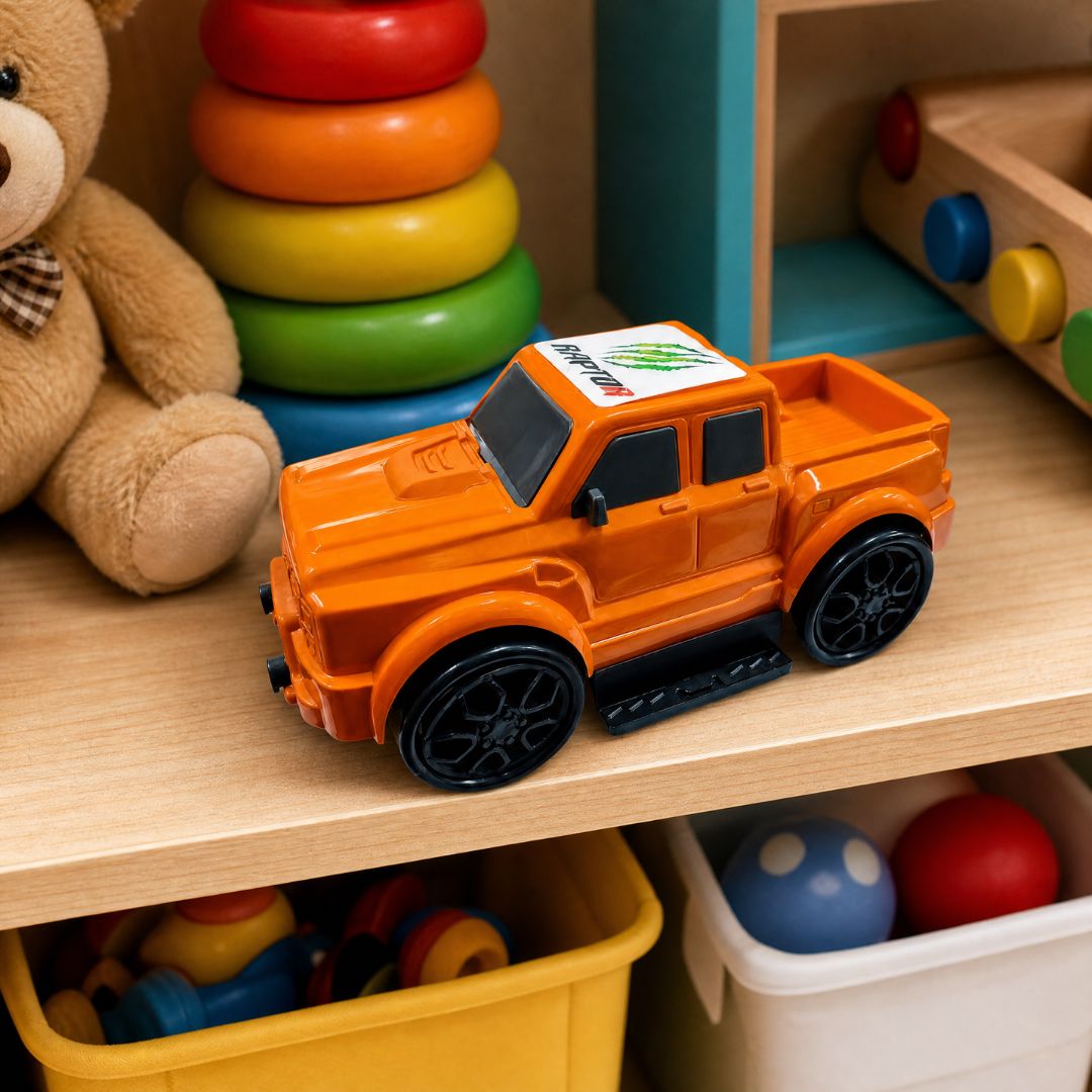 Carrinho de Brinquedo Fort Raptor Infantil Meninos Brincadeira Criança Presente Diversão Resistente Leve - Imagem 3