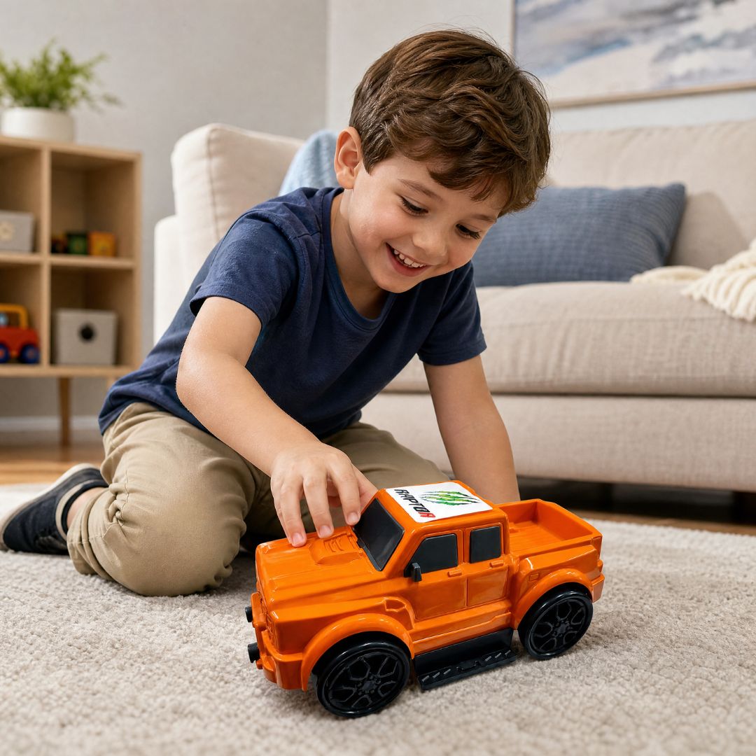 Carrinho de Brinquedo Fort Raptor Infantil Meninos Brincadeira Criança Presente Diversão Resistente Leve - Imagem 5