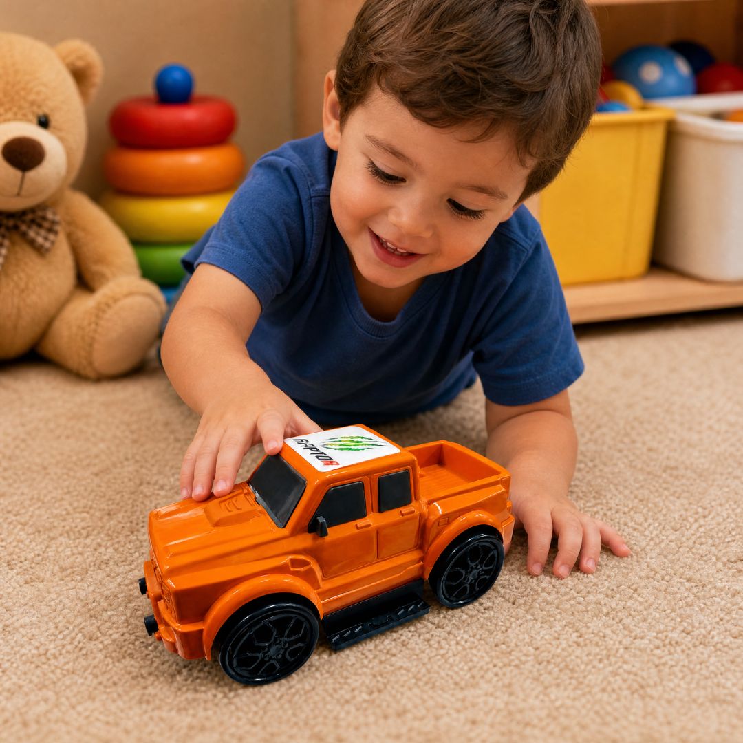 Carrinho de Brinquedo Fort Raptor Infantil Meninos Brincadeira Criança Presente Diversão Resistente Leve - Imagem 4