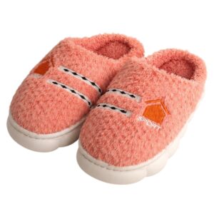 Pantufa Infantil Rosa Sport Frio Pelucia Quarto Chinelo Antiderrapante Térmica