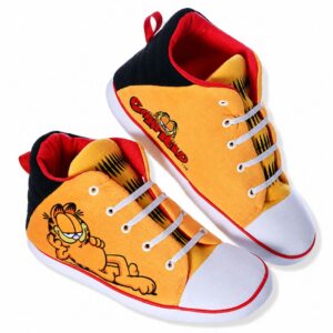 Pantufa Tênis Star Garfield Gato Adulto Amarelo Antiderrapante Chinelo Frio Inverno Confortável Aconchegante Presente Co