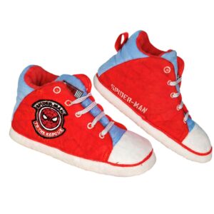 Pantufa Tênis Star Infantil Spider Man Marvel Menino Criança Quarto Quente Chinelo Frio Inverno Presente