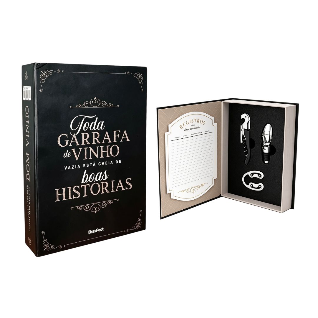 Kit De Vinho 3 Acessórios Saca-Rolha Canivete Bico Para Servir Cortador de Lacre Presente Especial Pai Namorado