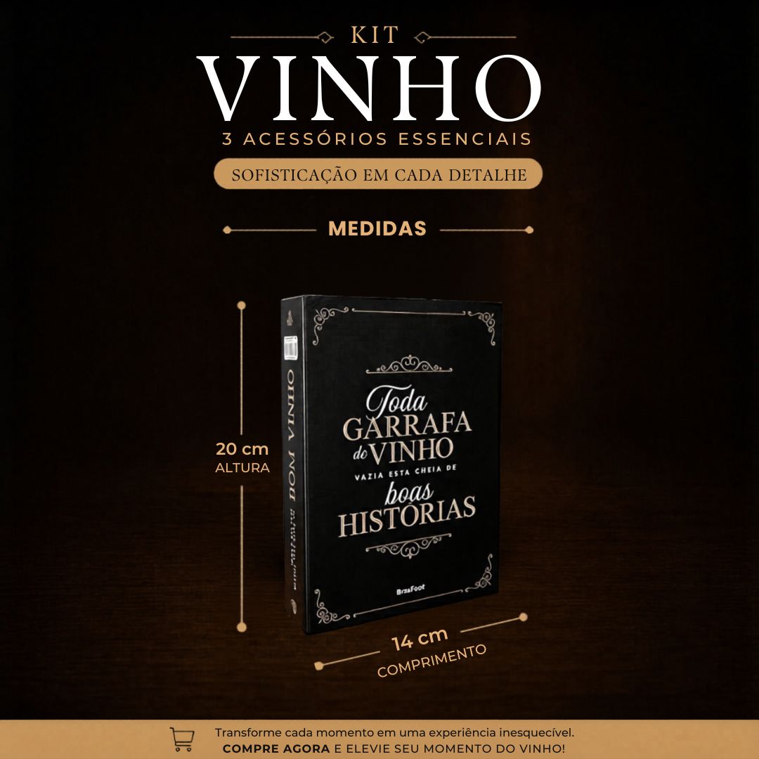 Kit De Vinho 3 Acessórios Saca-Rolha Canivete Bico Para Servir Cortador de Lacre Presente Especial Pai Namorado - Imagem 5