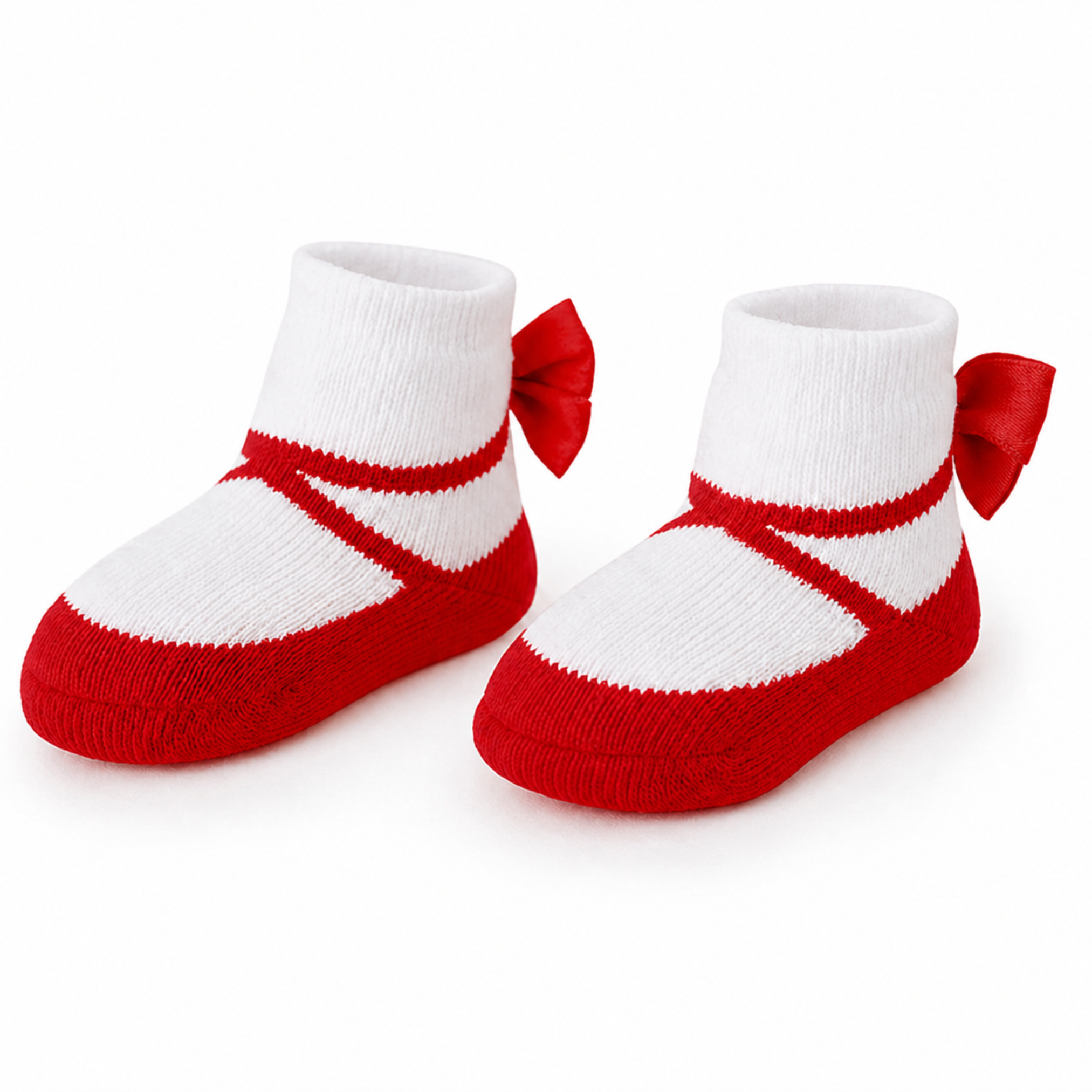 Meia Manuela Infantil Bebê Laço Luxo Festa Baby Letiti Presente Antiderrapante Menina Passeio Confortável Inverno Frio - Imagem 3