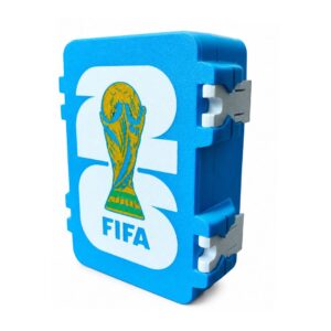 Porta 500 Figurinhas Azul Fifa Copa do Mundo2026 World Cup Organizador Colecionável Cards Futebol
