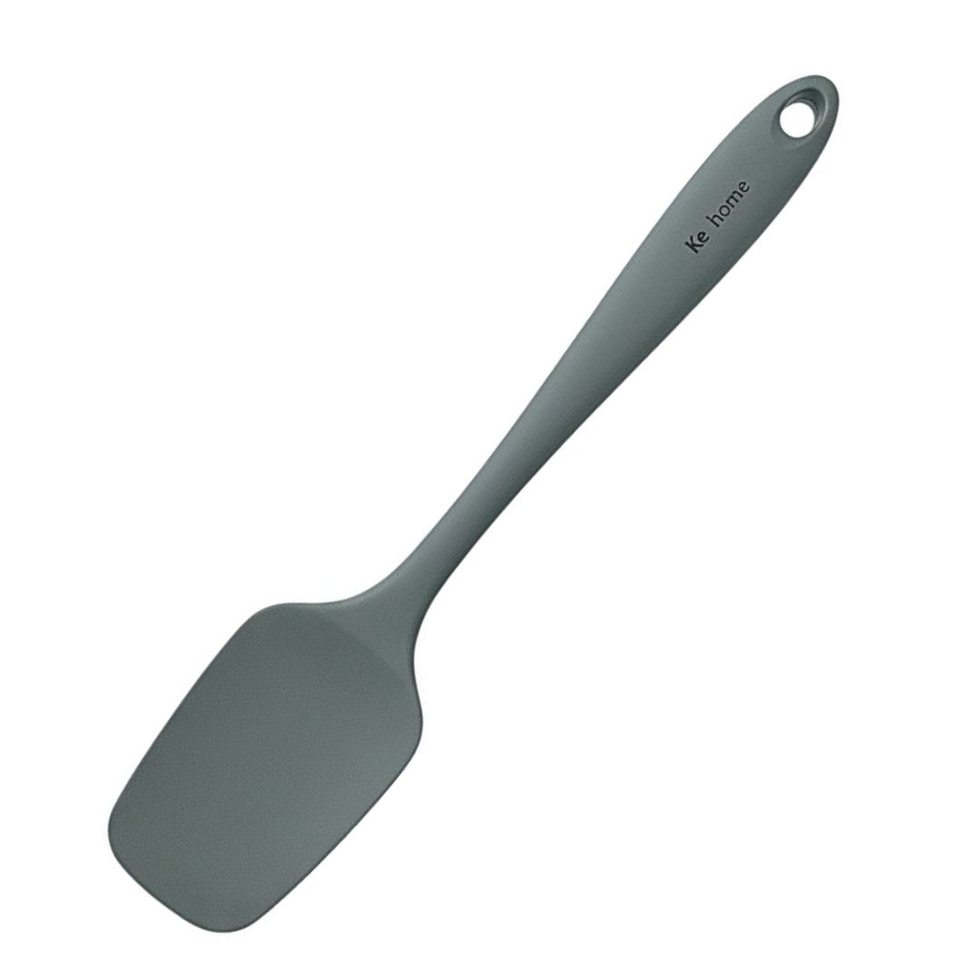 Espátulas Curva de Silicone Utensílio Cozinha Chef Culinária Verde Vermelho Preto Cinza Resistente Receitas - Imagem 4