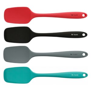 Espátulas Curva de Silicone Utensílio Cozinha Chef Culinária Verde Vermelho Preto Cinza Resistente Receitas
