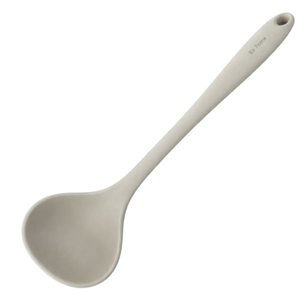 Concha De Silicone Preta Vermelha Cinza Utensílio Cozinha Servir Resistente Culinária - Imagem 3