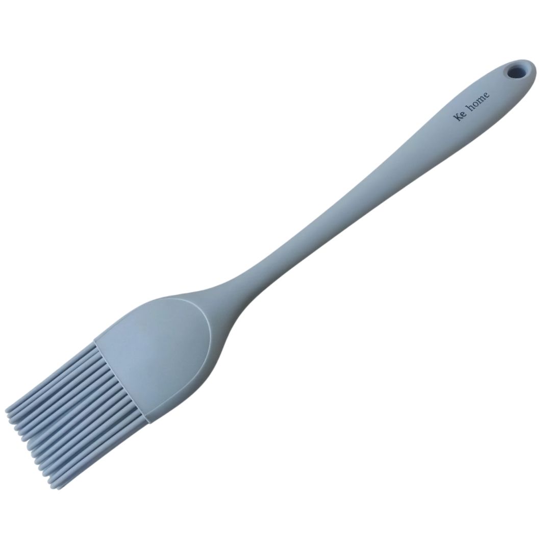 Pincel Silicone Vermelho Cinza Preto Culinário Cozinha Utensílio Confeitaria Receitas Resistente - Imagem 3