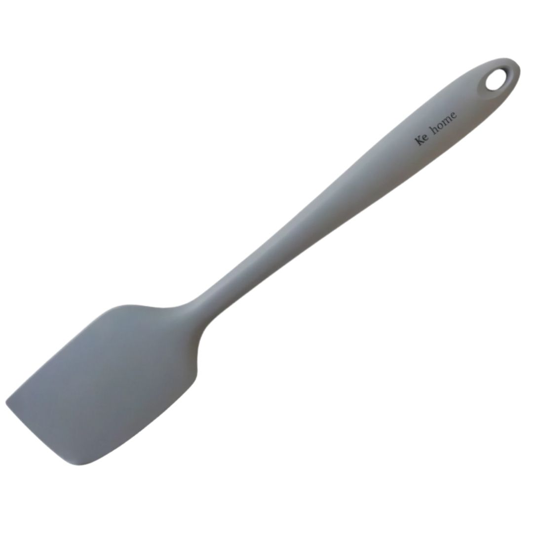 Espátula De Silicone Preta Vermelha Cinza Utensílio Cozinha Resistente Culinária Confeitaria Receitas - Imagem 3