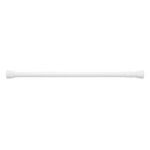 Varão Extensível Box 30X50cm Branco Ajustável Resistente Pressão Multiuso Banheiro Compacto Prático Proteção Antiderrapa