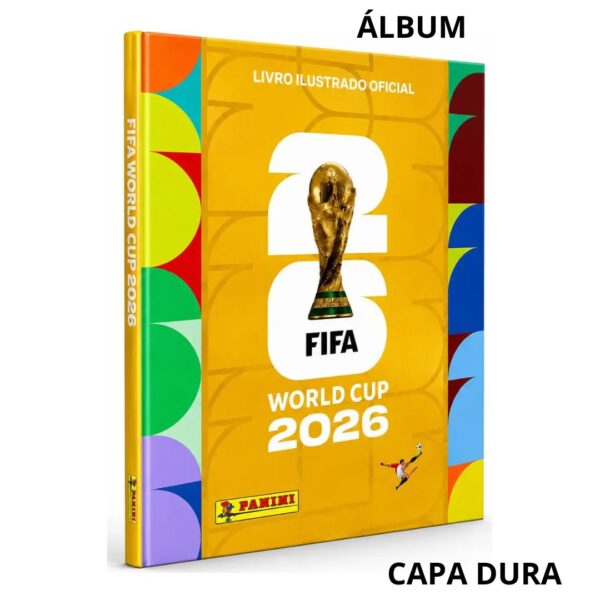 Álbum Capa Dura Ouro Copa Do Mundo 2026 Fifa World Cup 2026
