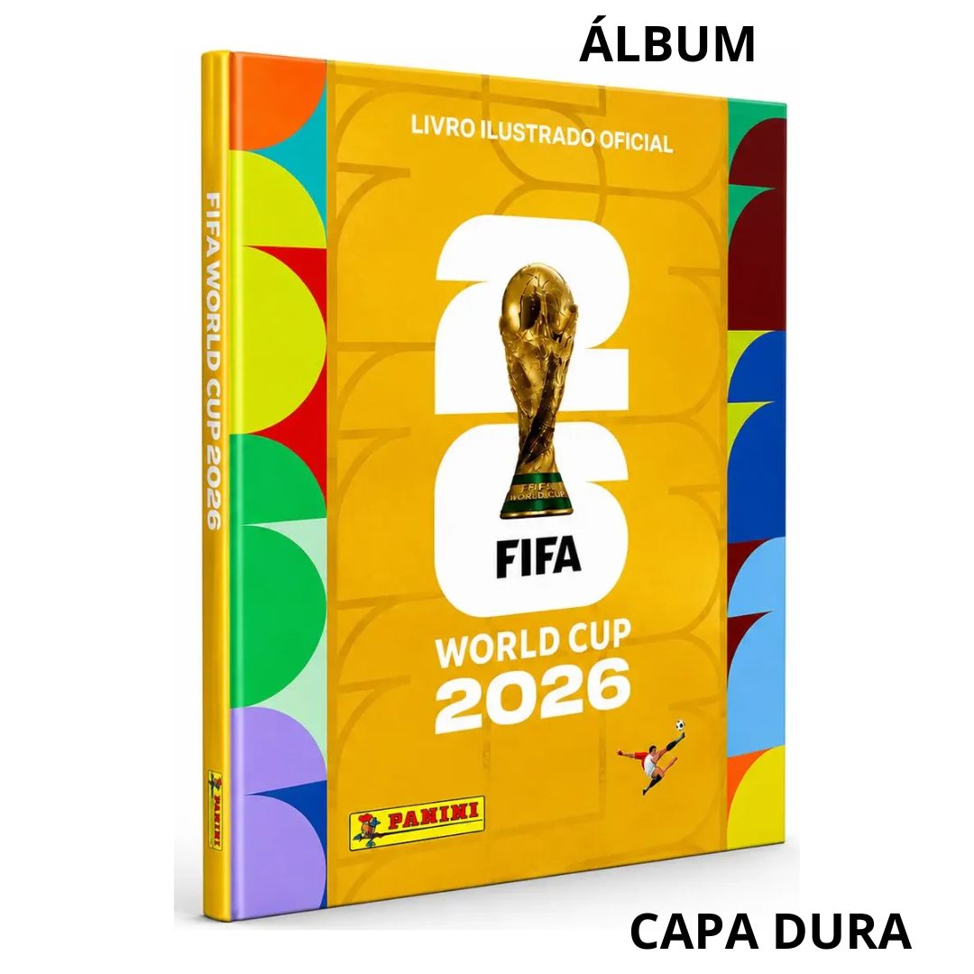 Álbum Capa Dura Ouro Copa Do Mundo 2026 Fifa World Cup 2026