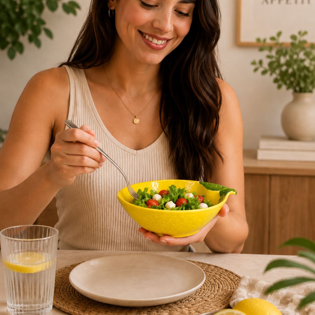Bowl Formato Limão Siciliano De Cerâmica Amarelo Sobremesa Petiscos Cozinha Molhos Jantar Presente - Imagem 3