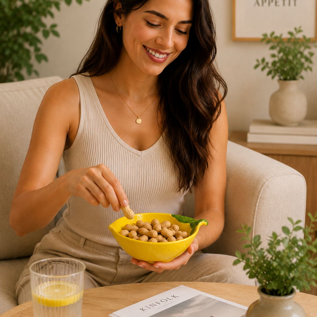 Bowl Formato Limão Siciliano De Cerâmica Amarelo Sobremesa Petiscos Cozinha Molhos Jantar Presente - Imagem 4