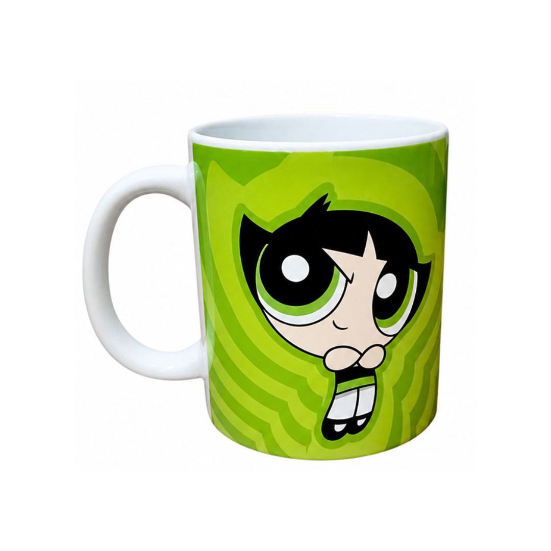 CANECA PORCELANA MENINAS SUPERPODEROSAS FLORZINHA LINDINHA DOCINHO 300ML - Imagem 2