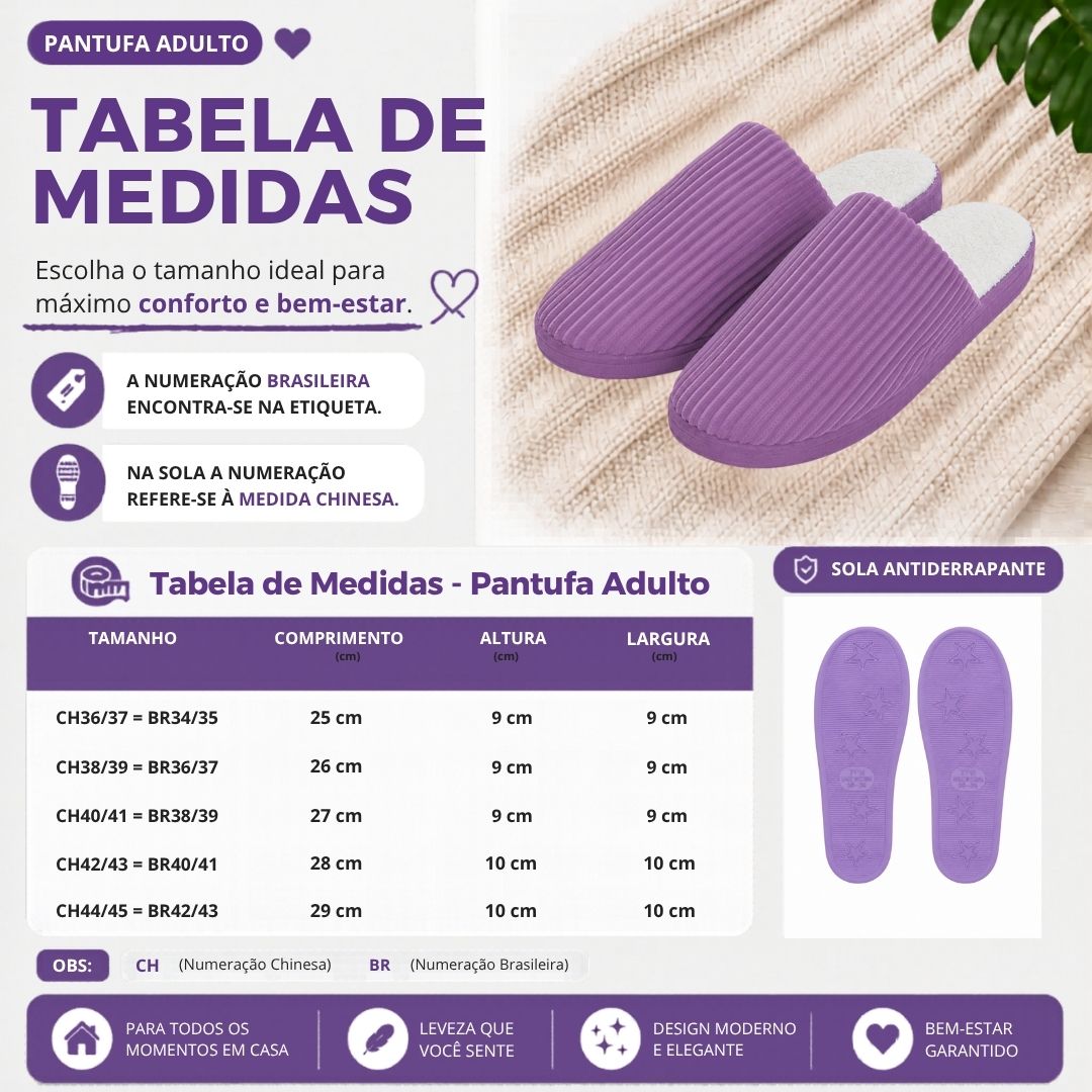 Pantufa Roxa Peluciada Frio Inverno Mãe Chinelo Adulto Antiderrapante Feminina Quarto Confortável Aconchegante Presente - Imagem 5