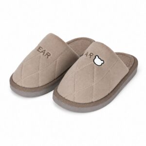 Pantufa Chinelo Inverno Masculino Quarto Quente Fashion Confortavel Comfort Adulto Feminina Pai Marrom