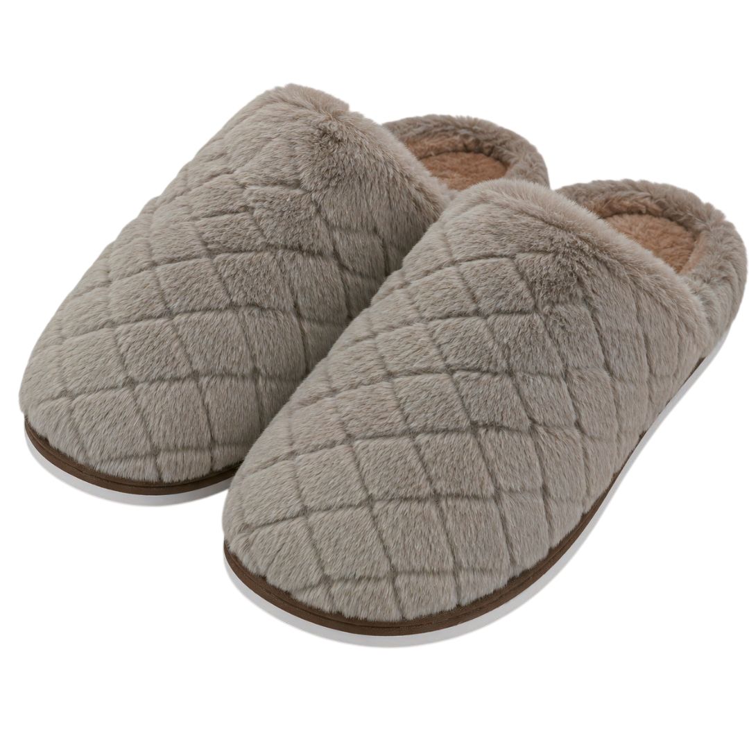 Pantufa Masculina Marrom Inverno Chinelo Quarto Peluciada Anti Derrapante Presente Frio Pai
