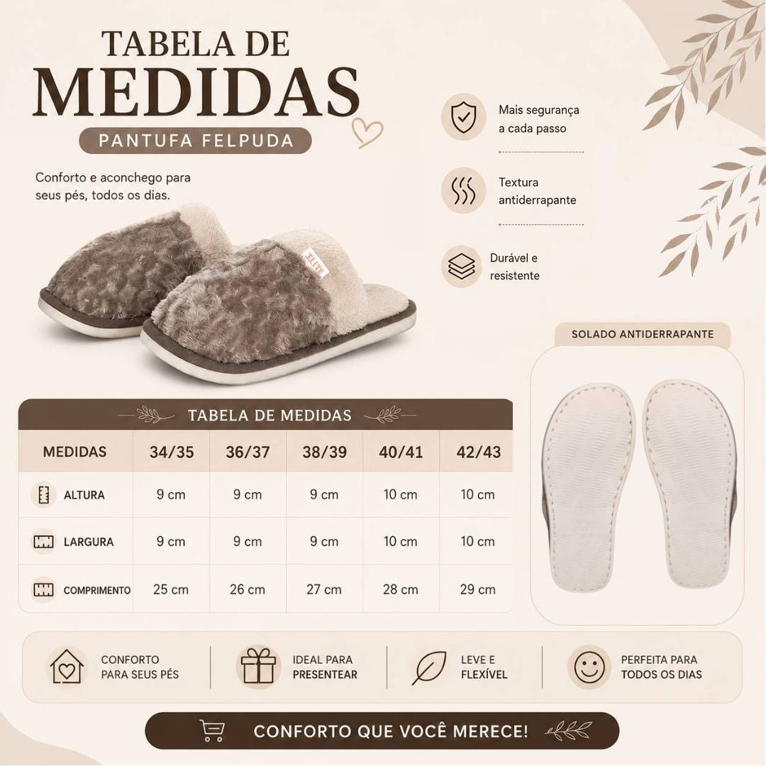 Pantufa Peluciada Marrom Adulto Masculino Feminino Unissex Pelucia Antiderrapante Pai Mãe Quarto Chinelo Inverno Fleece - Imagem 5