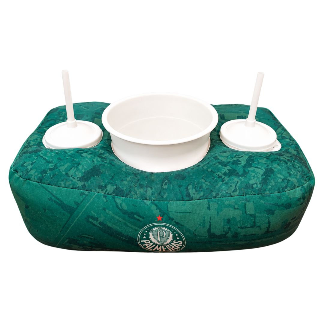 Kit Cinema Palmeiras Avanti Palestra Almofada Balde Pipoca Copos Filme Série Porco Futebol Presente Pai Amigos