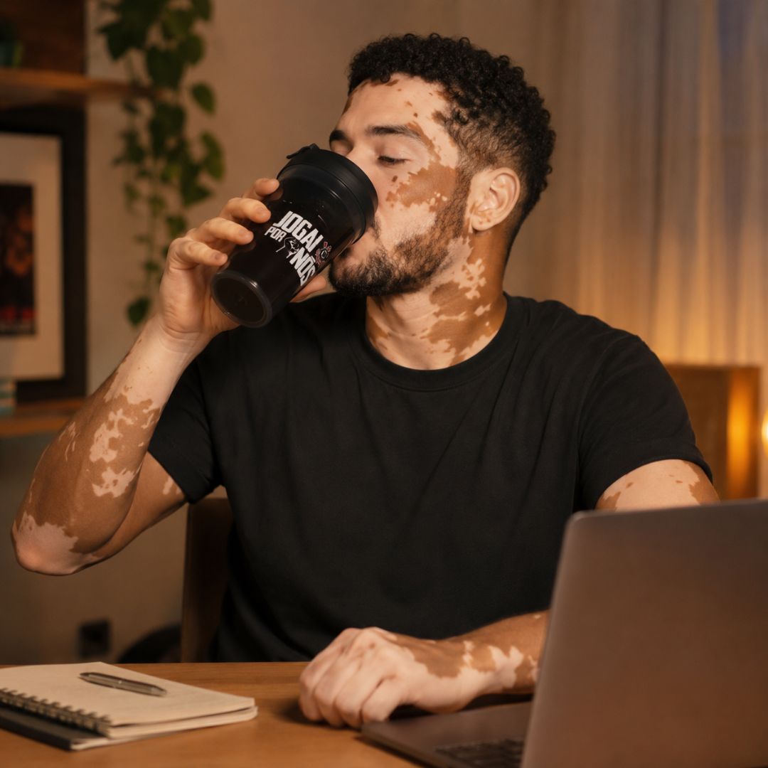 Copo Viagem Corinthians Com Tampa Jogai Por Nós 550ml Café Bebidas Presente Torcedor Timão Futebol Pai Amigo - Imagem 4