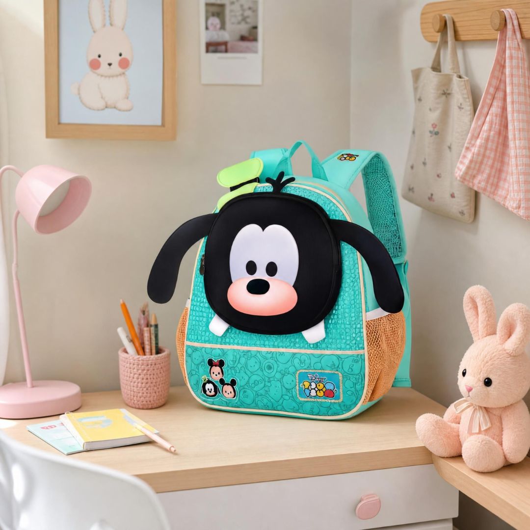 Mochila de Costas Pateta Tsum Tsum Infantil Disney Menino Escolar Volta as Aulas Viagem Passeio Clio - Imagem 4
