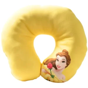 Almofada de Pescoço Infantil A Bela e a Fera em U Disney Menina Princesa Viagem Macio Confortável Presente