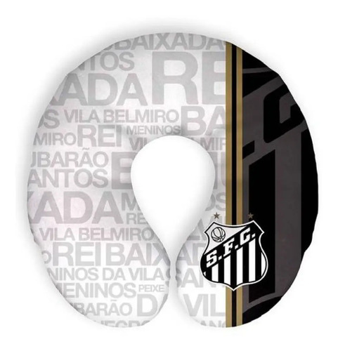Almofada Viagem Apoio Santos Seu Time Já Parou Uma Guerra Branco Peixe Futebol Presente Amigo Pai