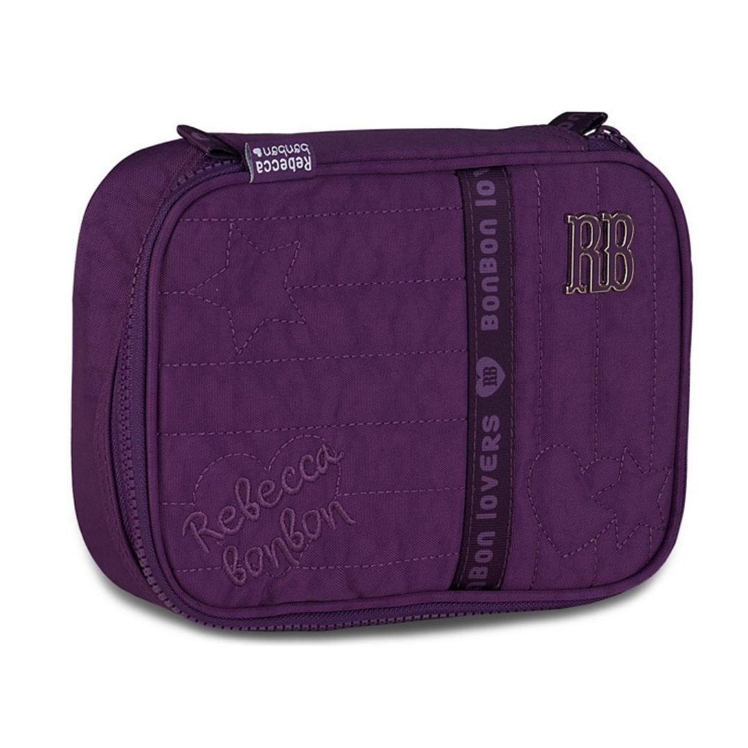 ESTOJO BOX REBECCA BONBON PRETO ROSA LILASAZUL RB27004 - Imagem 8
